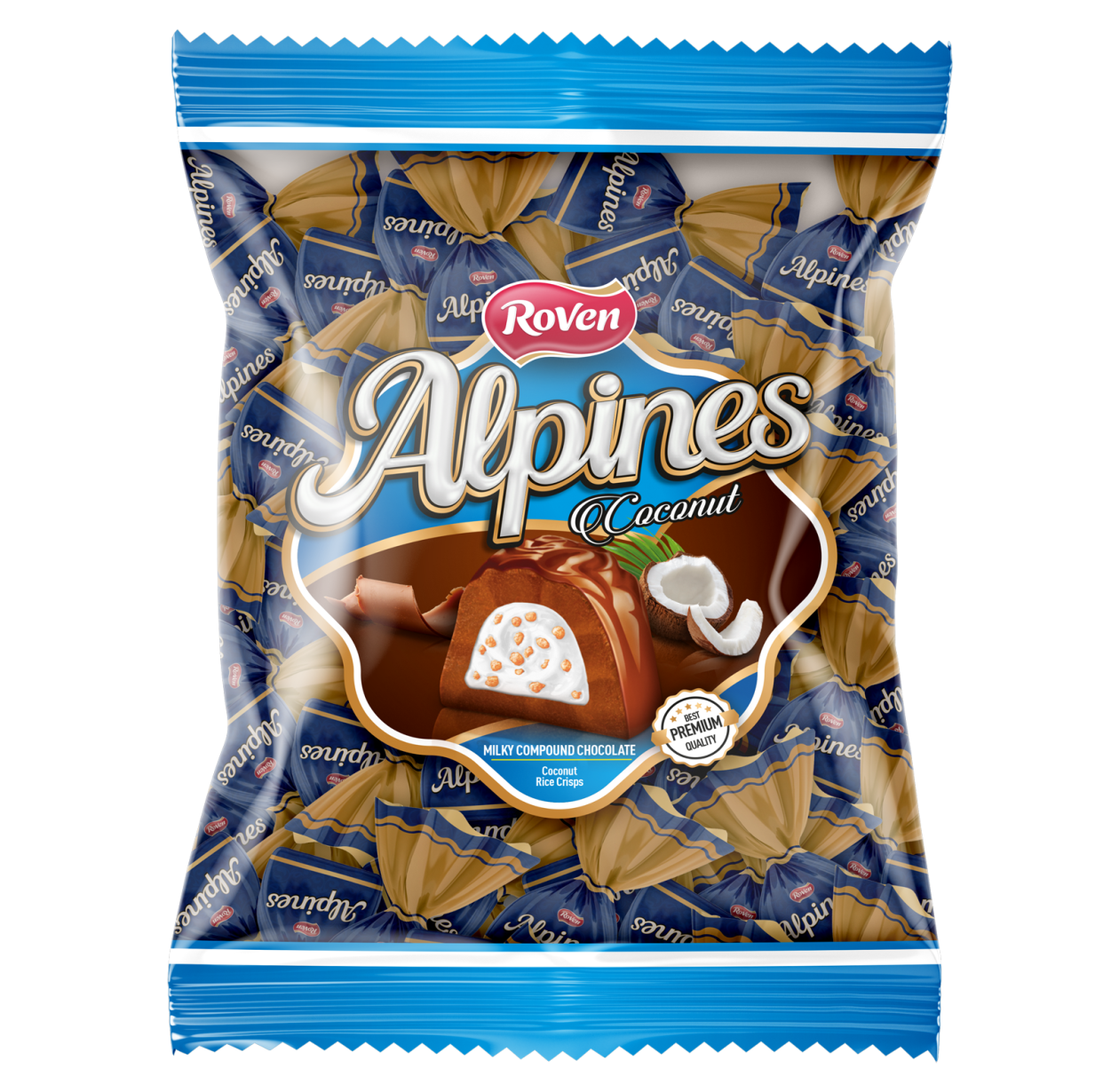 H.CEVİZİ AROMALI KREMA DOLGULU PİRİNÇ PATLAKLI SÜTLÜ ÇİKOLATA