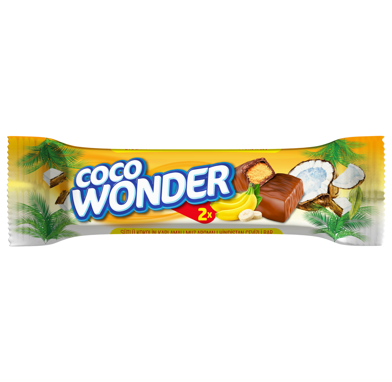 SÜTLÜ KOKOLİN KAPLAMALI MUZ AROMALI H. CEVİZLİ BAR