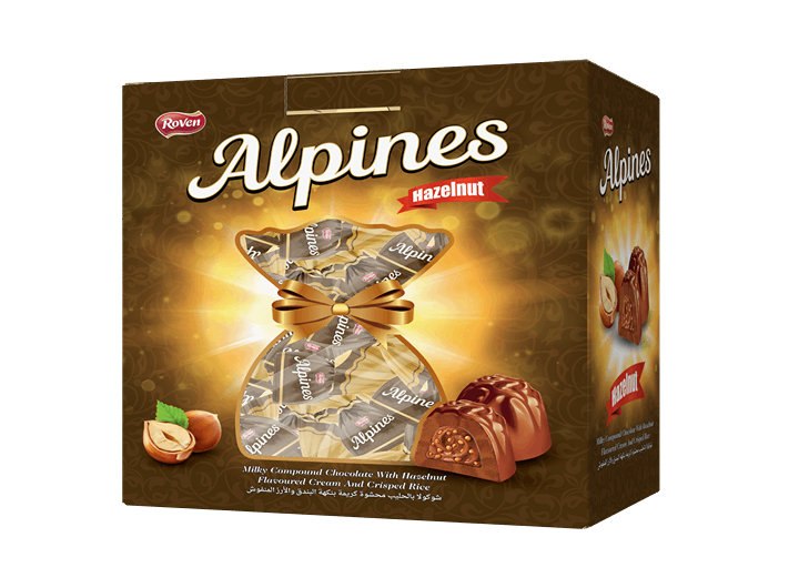 FINDIK AROMALI KREMA DOLGULU PİRİNÇ PATLAKLI SÜTLÜ ÇİKOLATA